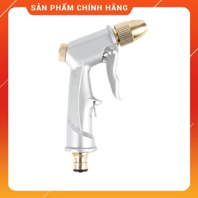 ️ Bộ dây vòi xịt nước rửa xe, tưới cây, tăng áp 3 lần, loại 20m 206701Sđầu đồng, cút,nối vàng+ đai