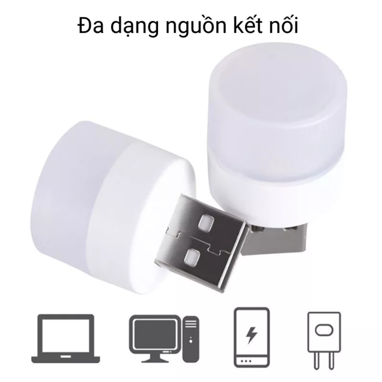 Đèn led mini, đèn đọc sách bảo vệ mắt cổng USB