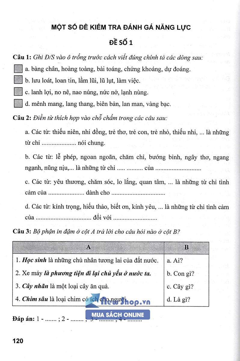 PHÁT TRIỂN VÀ NÂNG CAO TIẾNG VIỆT LỚP 3 (DÙNG CHUNG CHO CÁC SGK MỚI HIỆN HÀNH)