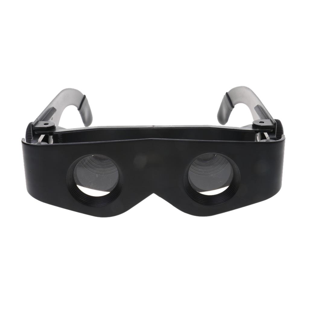 Eyewear Style Black Magnifier Telescope Binoculars for Fishing Hiking