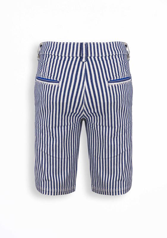 Quần Short Nam Vải Kaki Sọc Xanh Thương Hiệu Cao Cấp Sea Collection
