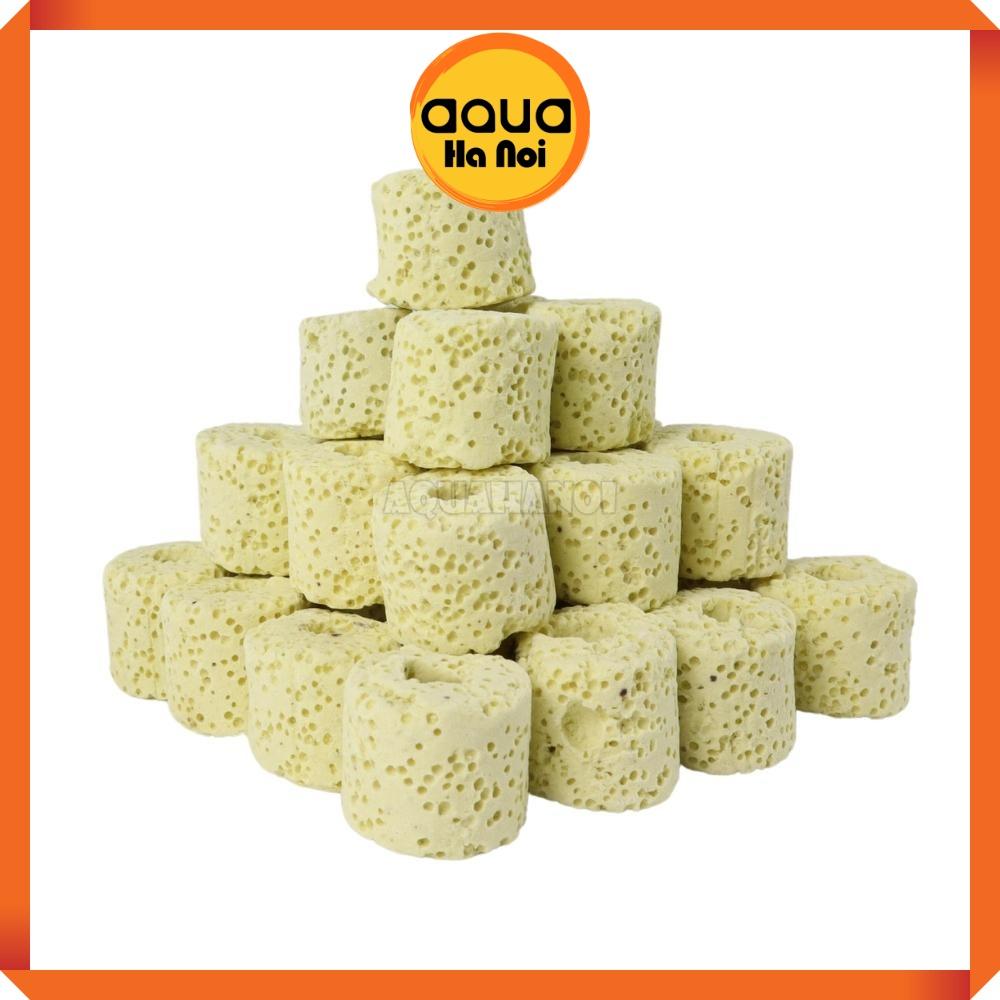 Sứ trụ vàng - Vật liệu lọc làm trong nước hồ cá Koi, cá rồng, thủy sinh - 100g/500g