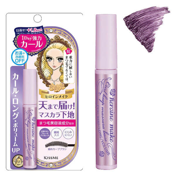 Mascara Lót Nền Nâng Cao Kissme Heroine Make Siêu Nâng Giữ Nếp Cong Chống Trôi Siêu Bền Trong 24h 6g