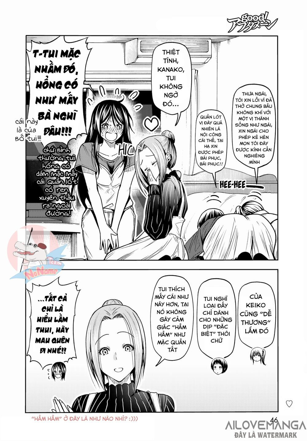 cô gái thích lặn - grand blue chapter 72.2 10
