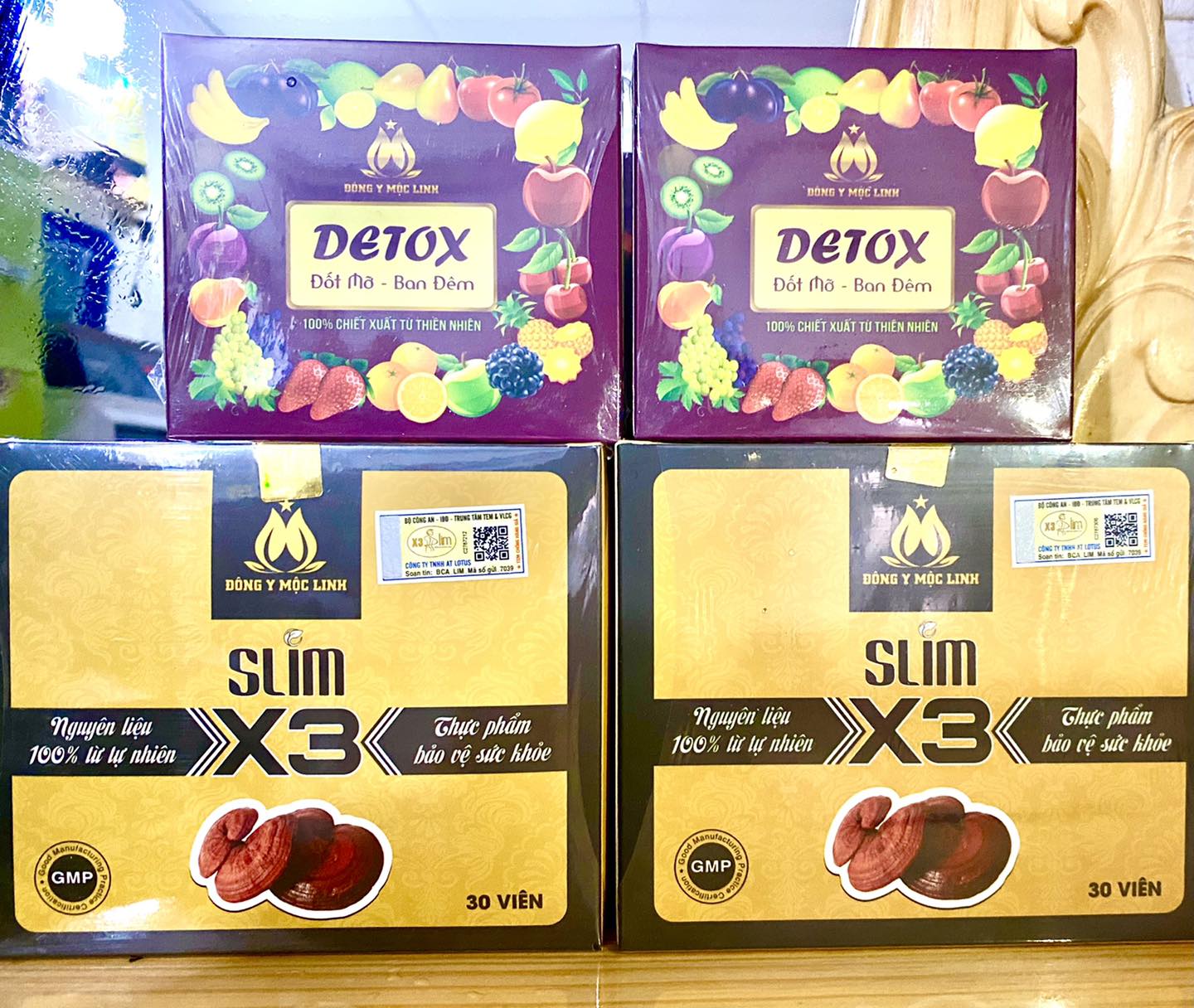 X3 MỘC LINH, HỘP 30TĂNG DETOX XỔ MỠ