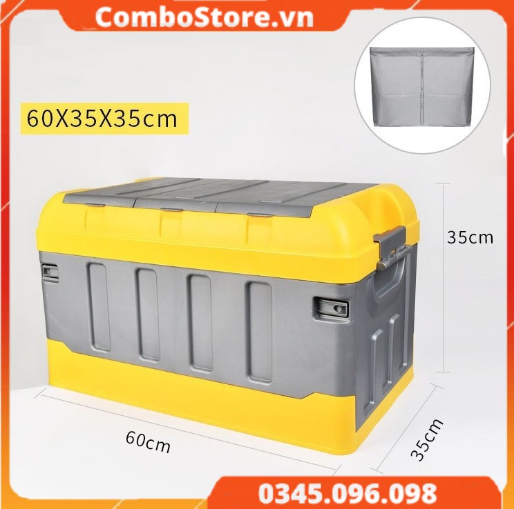 thùng đựng đồ ô tô - gấp gọn đa năng 75 lít siêu dày 2 thùng đựng đồ ô tô - gấp gọn đa năng 75 lít siêu dày 2
