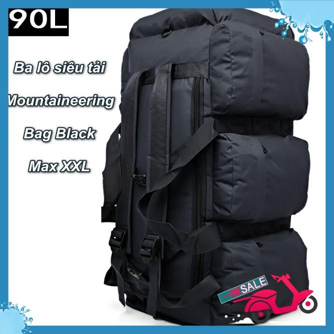 Ba lô siêu tải Mountaineering Bag Black Max XXL ️ ️