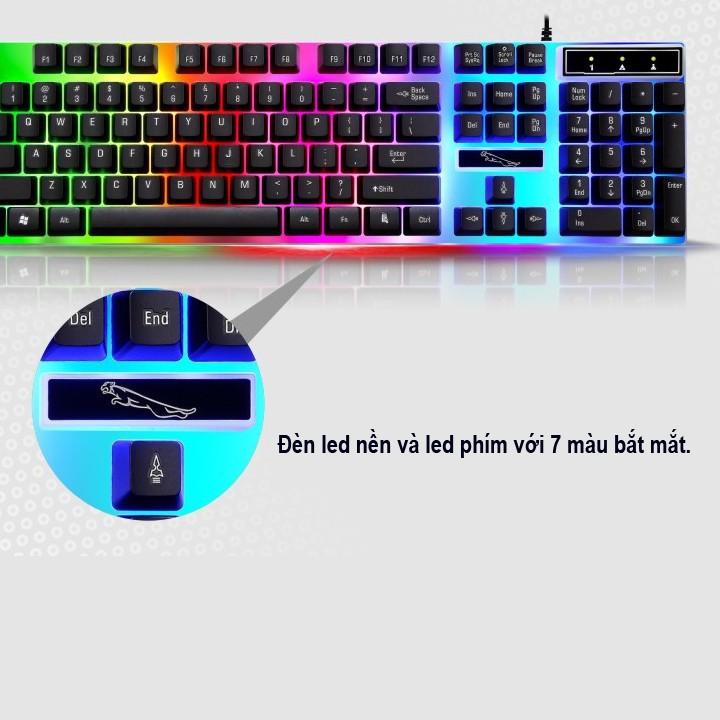 COMBO Bàn Phím G21 LED Giả Cơ + Tặng Kèm Lót Game Lớn ( ngẫu nhiên)