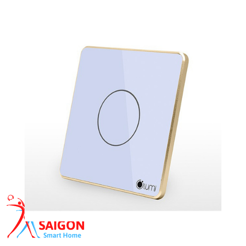 Công tắc cảm ứng chữ nhật 1 nút Lumi LM-S1 - Trắng - Hàng chính hãng