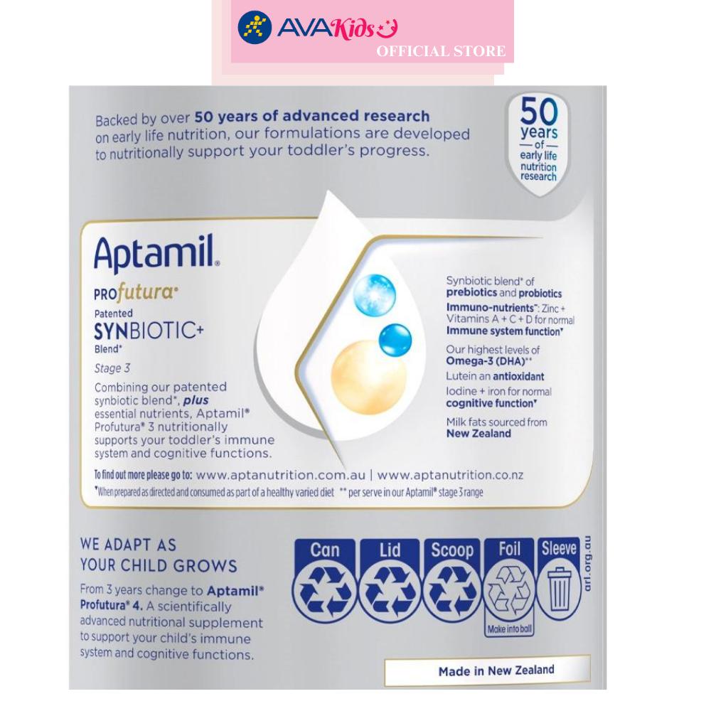 Sữa bột Aptamil Úc Profutura số 3 900g (1 - 3 tuổi)