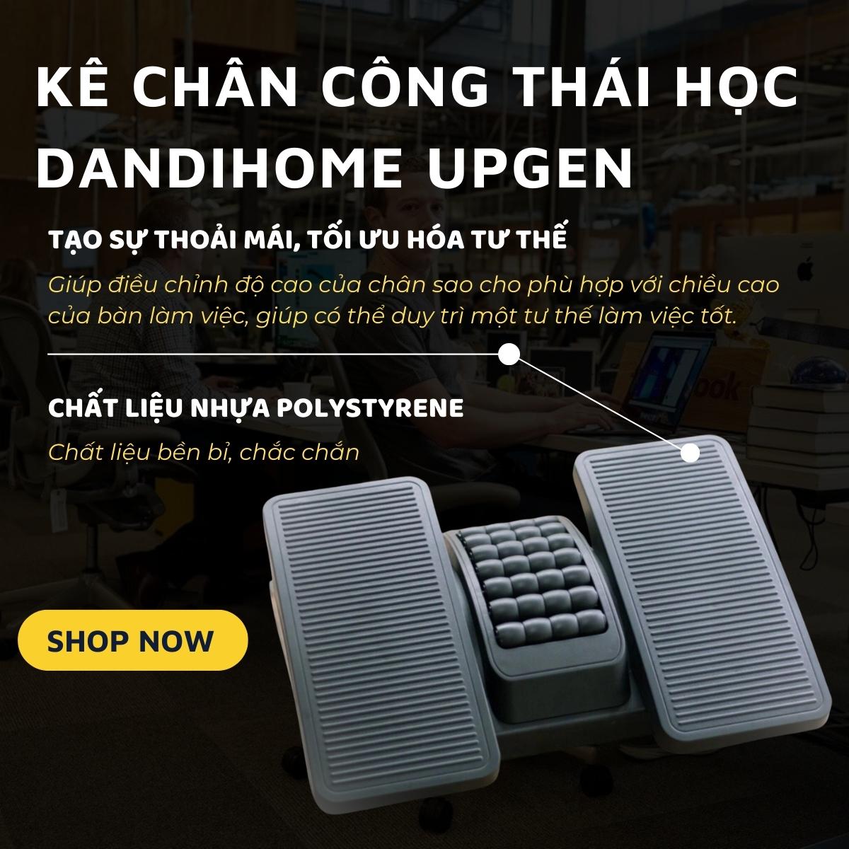 Kê chân công thái học văn phòng kèm massage Upgen