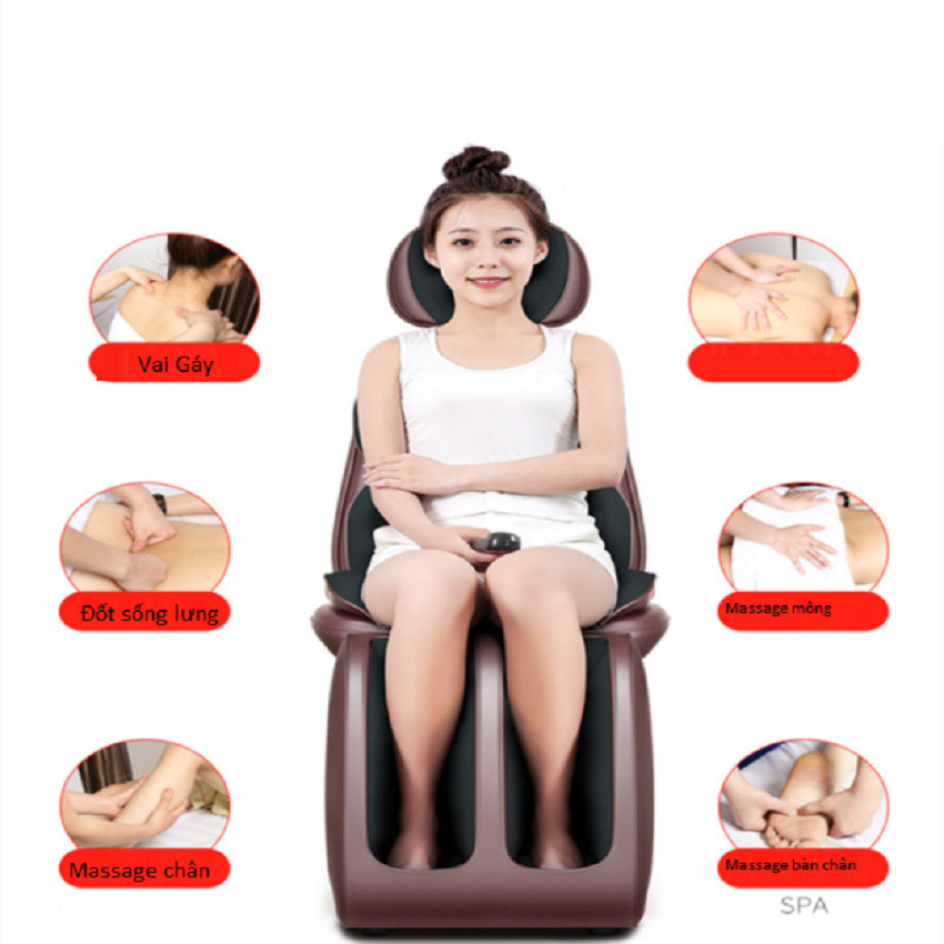 Bộ Ghế Massage Toàn Thân Cao Cấp Gia Đình