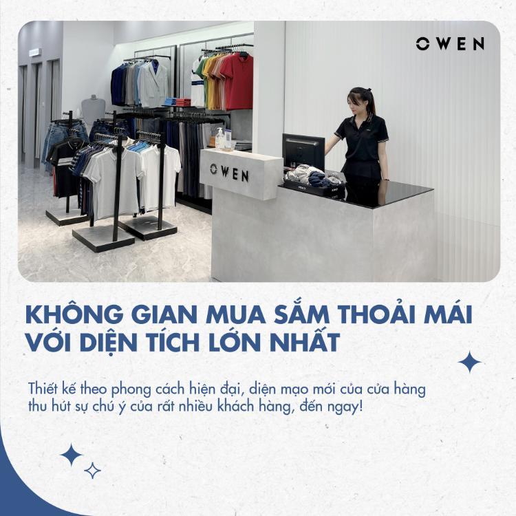 Quần Jeans OWEN nam dáng Slimfit co dãn không phai màu mã QJS230160