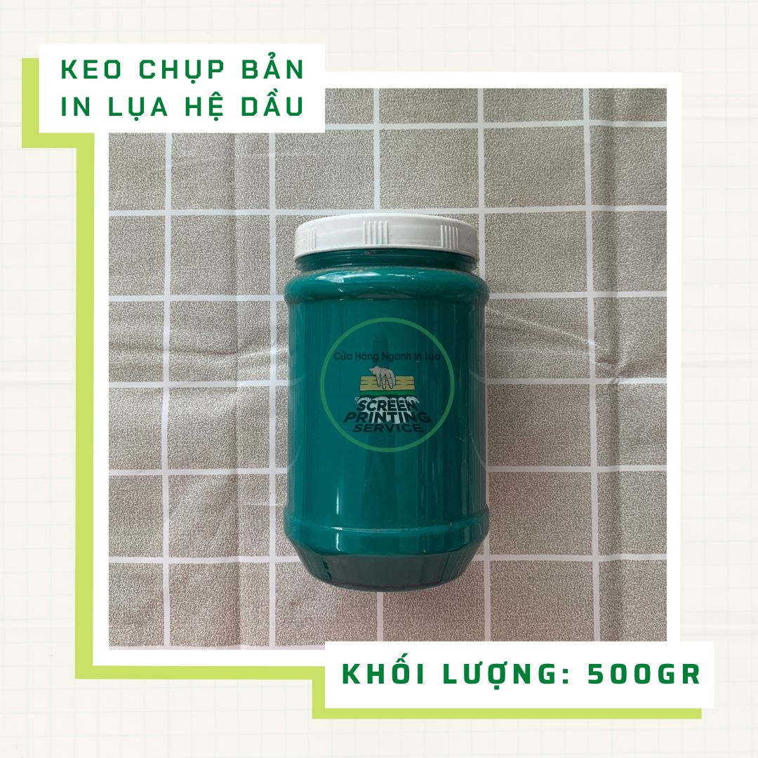 Keo chụp bản in lụa hệ dầu