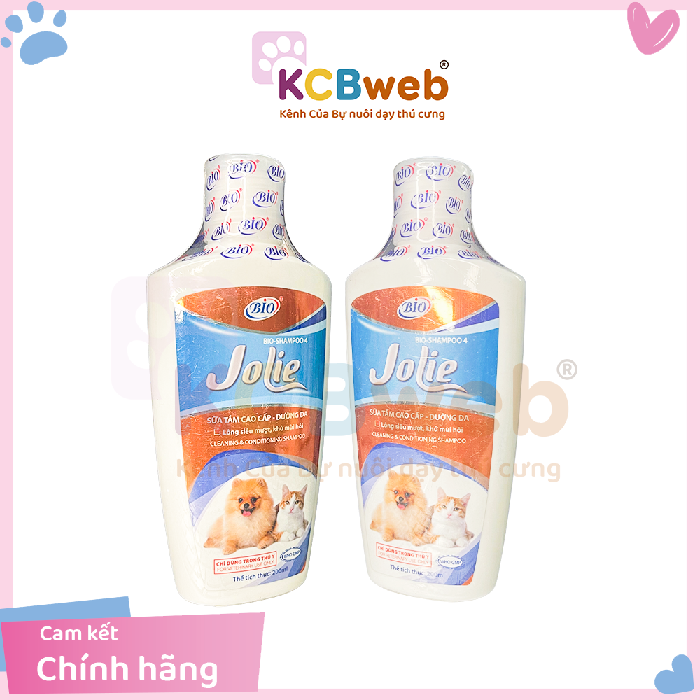 Sữa tắm thú cưng Bio Jolie dưỡng lông, dưỡng da, khử mùi 200ml