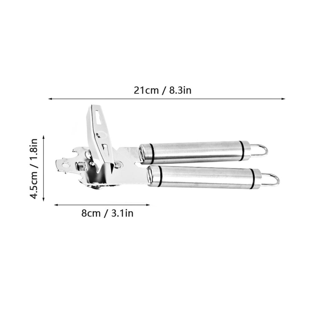 Dụng cụ mở hộp bằng tay với tay cầm thoải mái bằng thép không gỉ Opener Multifunctional Stainless Steel Handheld