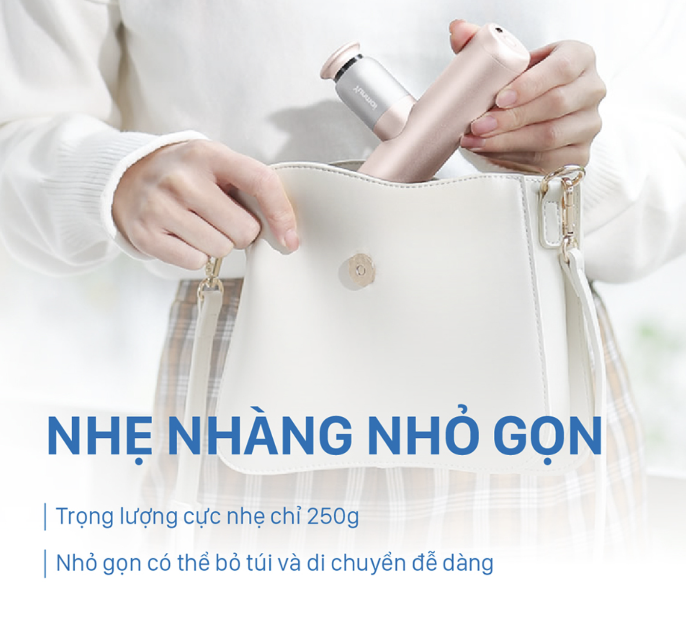 Máy Massage Cầm Tay XIAOMI YUNMAI Gun Extra Mini 4 Chế Độ Massage Trị Liệu Đau Nhức Giảm Căng Cơ - Hàng Chính Hãng