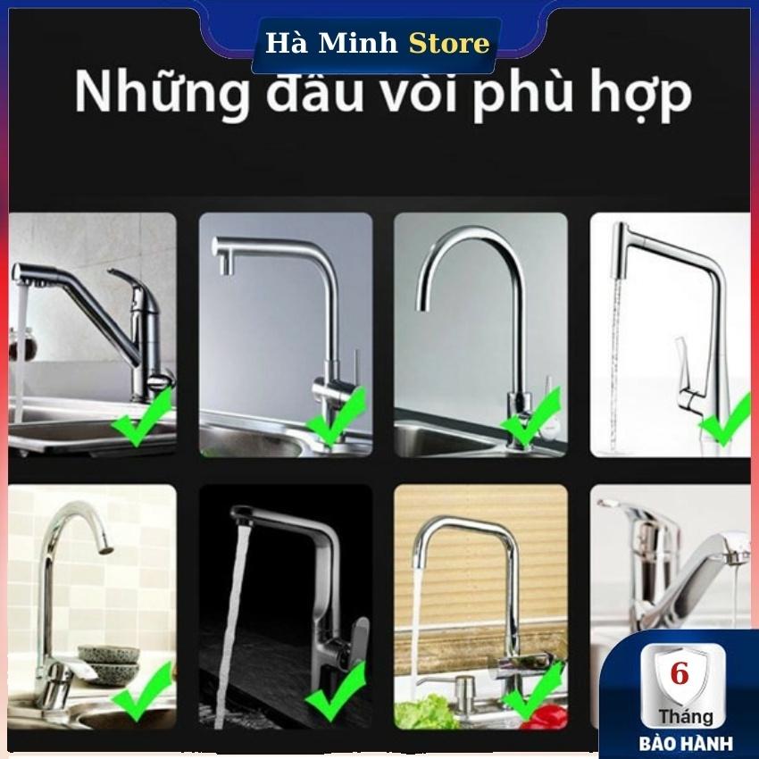 Đầu Nối Vòi Rửa Chén Bát Tăng Áp Xoay 360 Độ Inox, 2 Chế Độ - Đầu Nồi Vòi Bồn Nước Rửa Chén Thông Minh