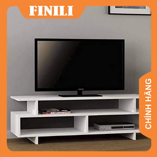 Kệ tivi phòng khách màu trắng, Tủ tivi đơn giản để sàn giá tốt TFH43