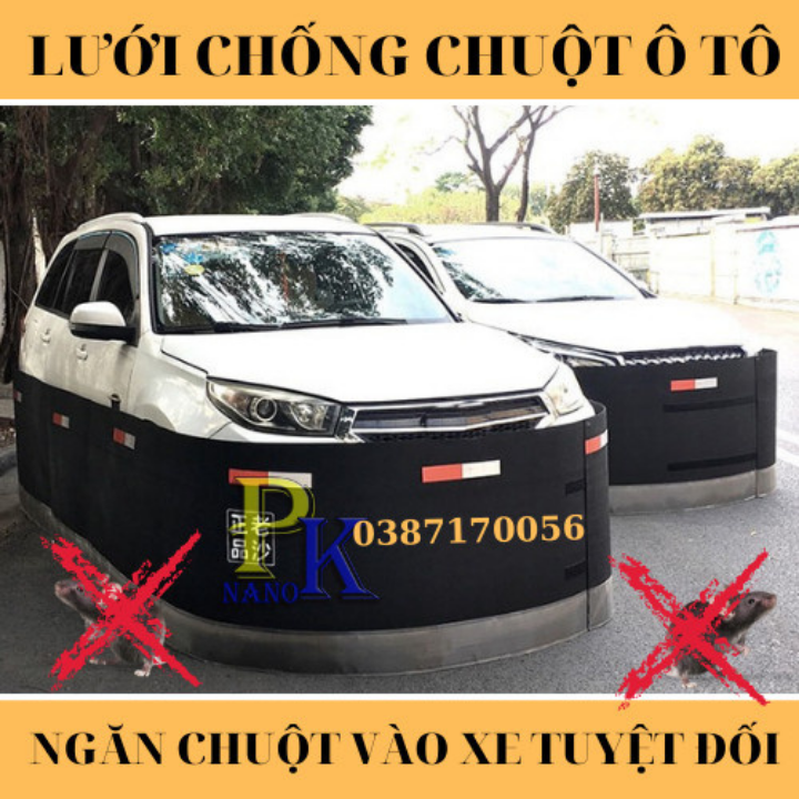 Lưới chống chuột vào khoang máy ô tô, Quây chống mèo và chó cắn vào thành xe, hiệu quả thực tế nhất cho ô tô