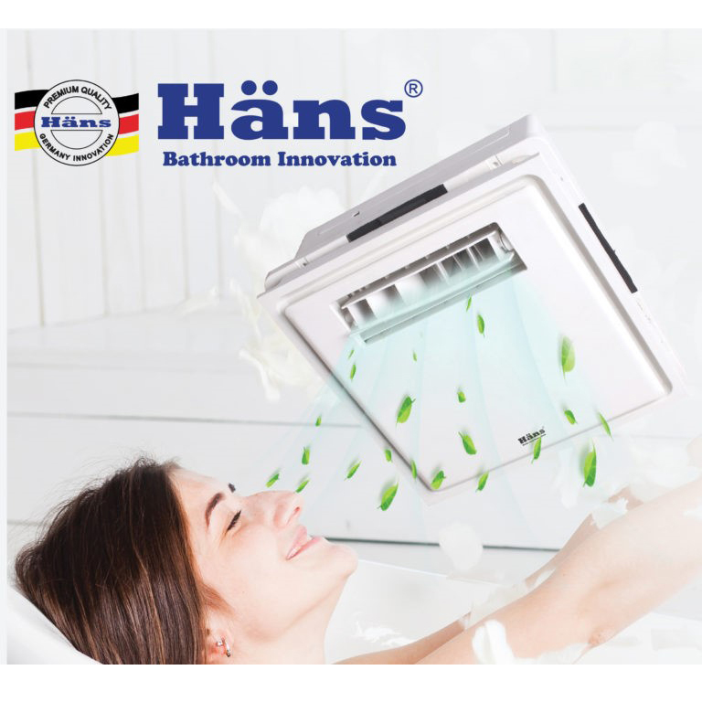 Quạt mát âm trần H10S -Hans -  Hàng chính hãng