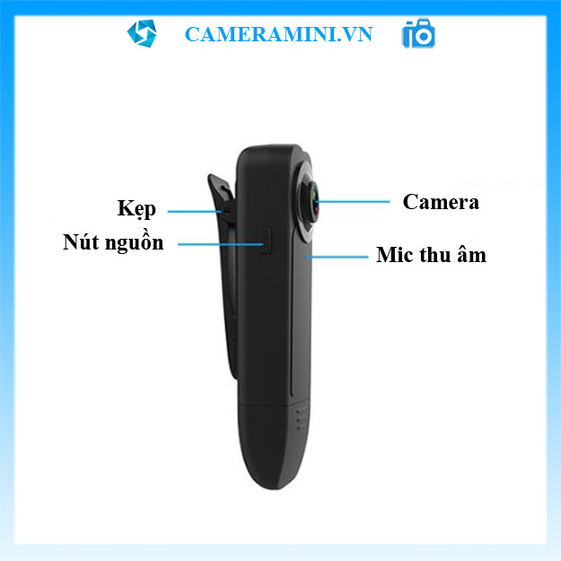 Camera mini A18 fullHD 1080p an ninh, hồng ngoại quay ban đêm, pin 6-7 giờ, siêu nhỏ không dây