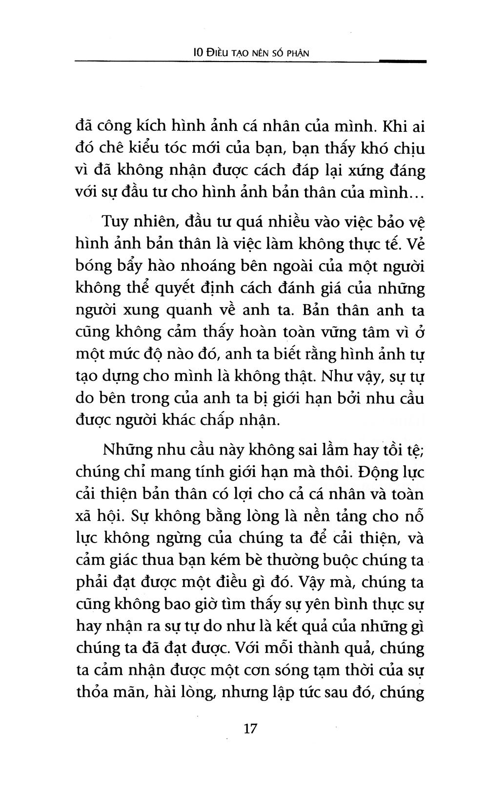 10 Điều Tạo Nên Số Phận (Tái Bản 2019)