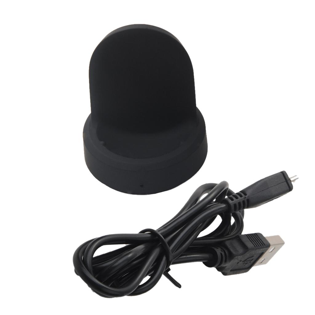 Qi Wireless Charging Dock Cradle + Charger Cable for Samsung Gear S3 Classic/ Frontier Smart Watch