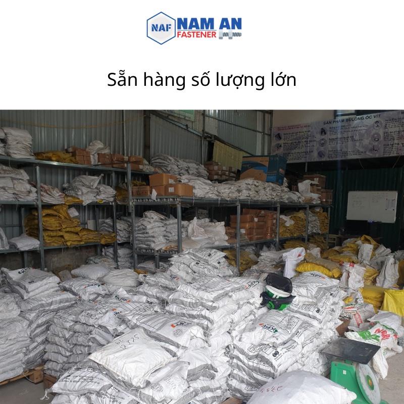 100 con Vít lồng phẳng vênh Inox 304 M5x10, M5x12 mm, ốc vít inox, vít liền phẳng vênh Inox 304