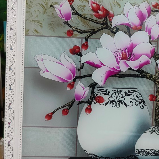TRANH 3D KÍNH CƯỜNG LỰC SIÊU ĐẸP MAI TẾT
