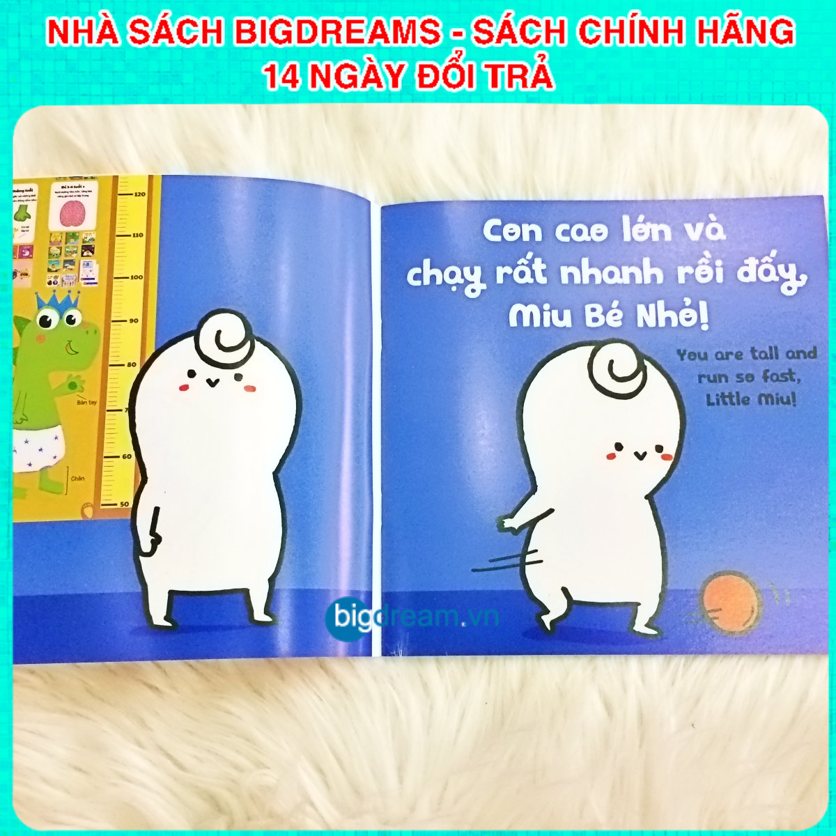 BẢN MỚI SONG NGỮ Miu Bé Nhỏ Đừng Ị Đùn Nhé! Phần 1 Ehon Kĩ Năng Sống Cho Bé 1-6 Tuổi Miu miu tự lập hiểu chuyện