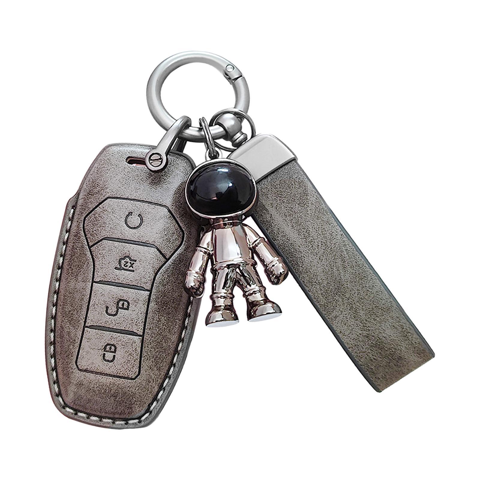 Car Key Fob Cover Protector Wear Resistant Waterproof Soft Automotive Key Case Holder with Keychain for Yuan Plus Atto 3
