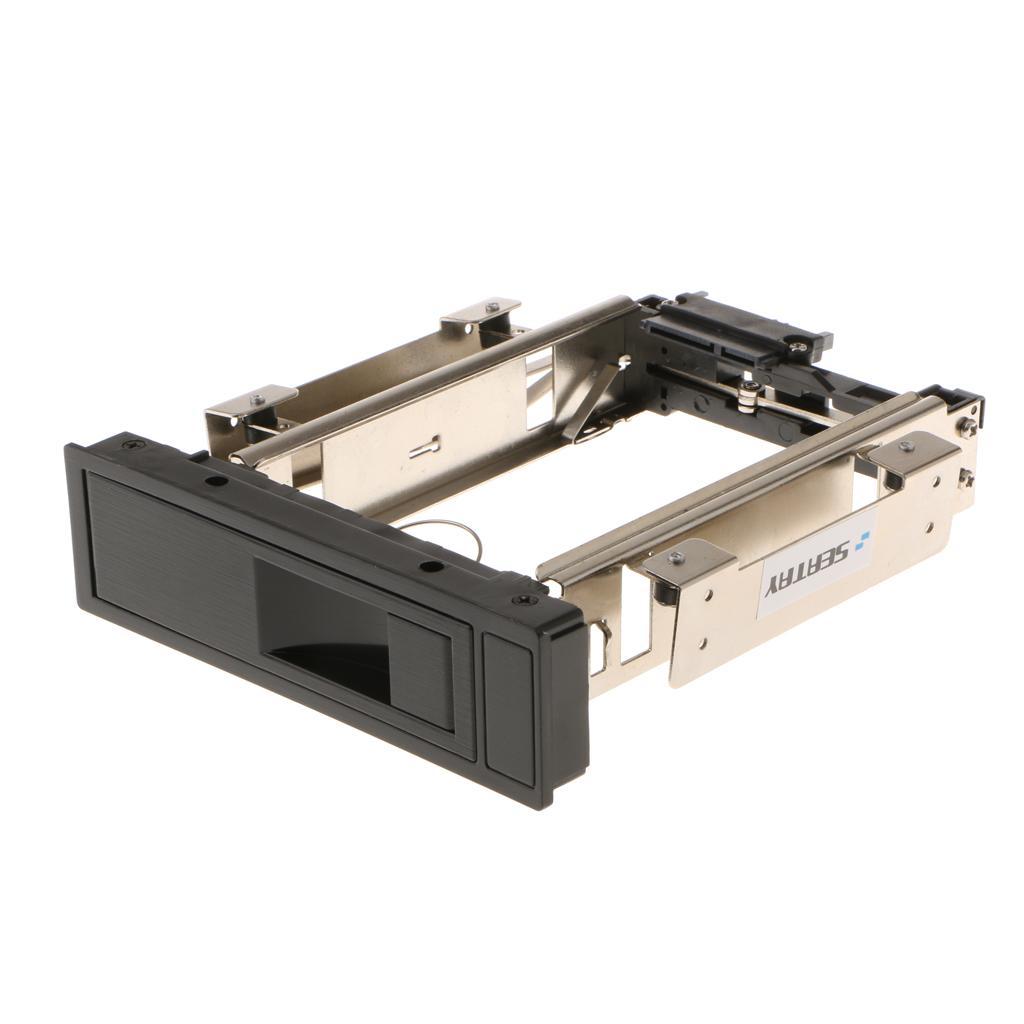 2x Mobile Rack SATA 3.5"Tray-Less Hot-Swap for HDD,Hard Disk Tray Enclosure