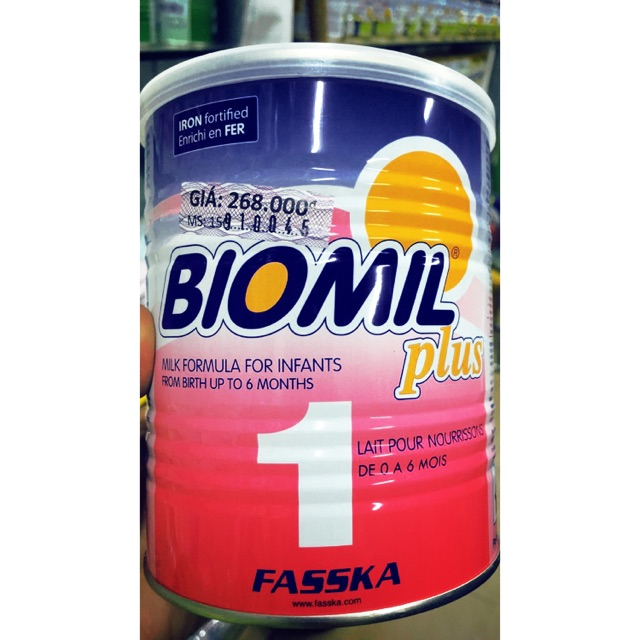 Combo 4 Lon Sữa bột Biomil Plus số 1 400g (0-6 tháng tuổi)