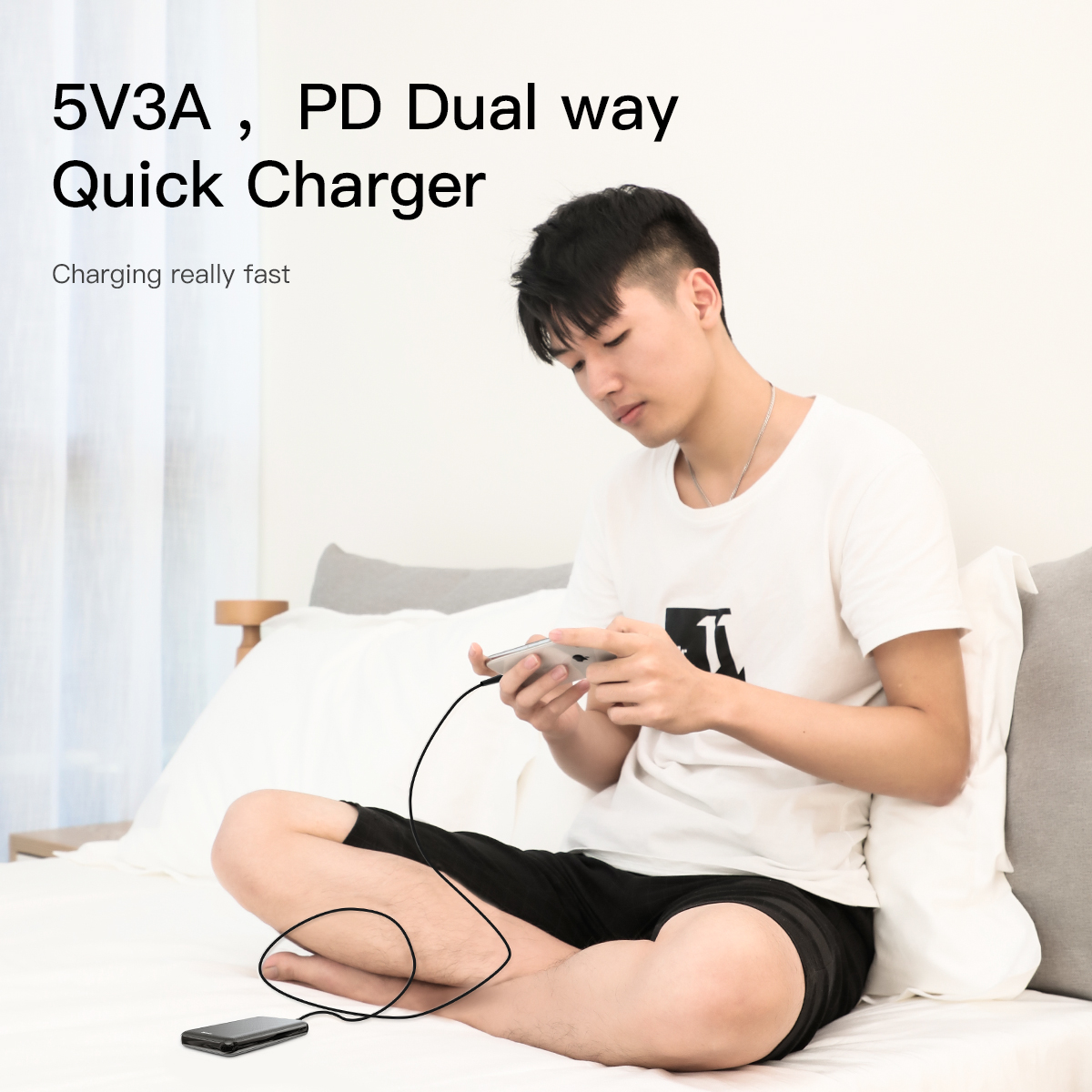 Pin sạc dự phòng cao cấp Baseus Mini S siêu nhỏ gọn Mini S v2 Digital Display Power Bank 10,000mAh cho Smartphone/ Tablet ( PD + QC 3.0, USB-C input/ Output ) - Hàng chính hãng