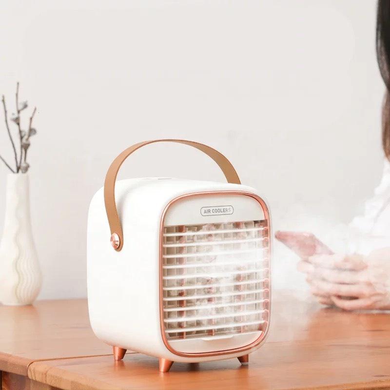 Quạt Làm Mát Không Khí Điều Hòa Không Khí Cầm Tay, Quạt Làm Ẩm Không Để Bàn, Lọc Không Khí Cho Văn Phòng/Bon Store7788