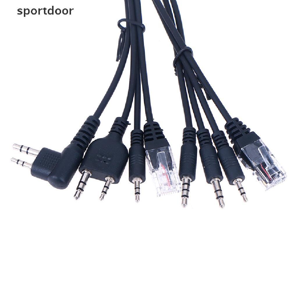 Dây Cáp Lập Trình usb 8 Trong 1 Chuyên Dụng Cho Bộ Đàm Xe Hơi