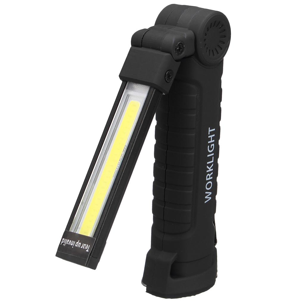 LED Work Light, COB Rechargeable Work Lights with Magnetic Base, 360 degree Rotate and 3 Modes, Inspection Light for Repair, Household, Emergency