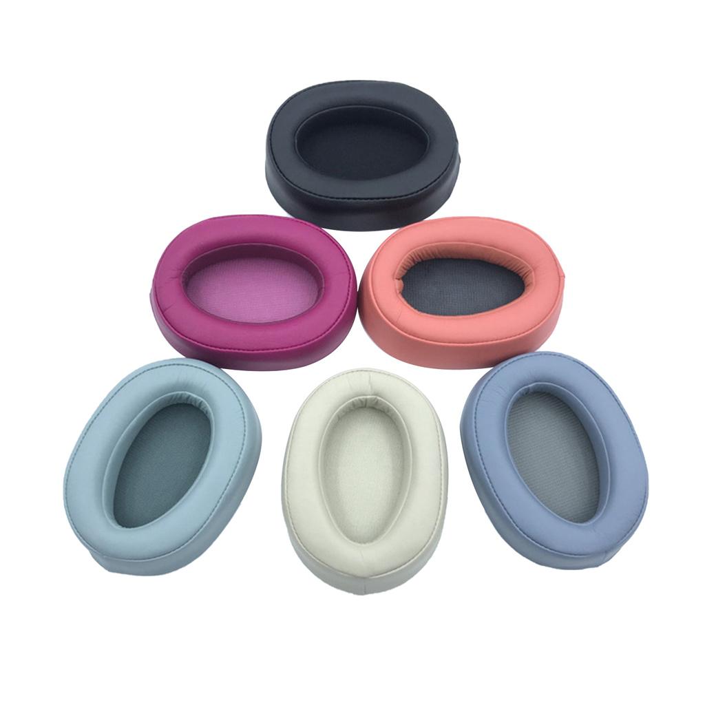 1 Cặp Miếng Bọc Tai Nghe Bằng Da Mềm Dành Cho Sony