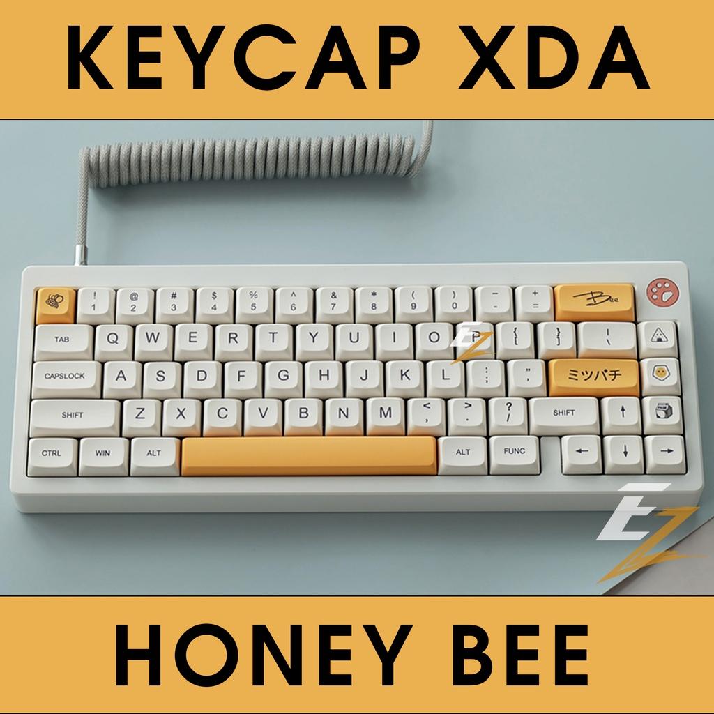 KEYCAP XDA THICK PBT HONEY &amp; MILK 137 PHÍM CHO BÀN PHÍM CƠ