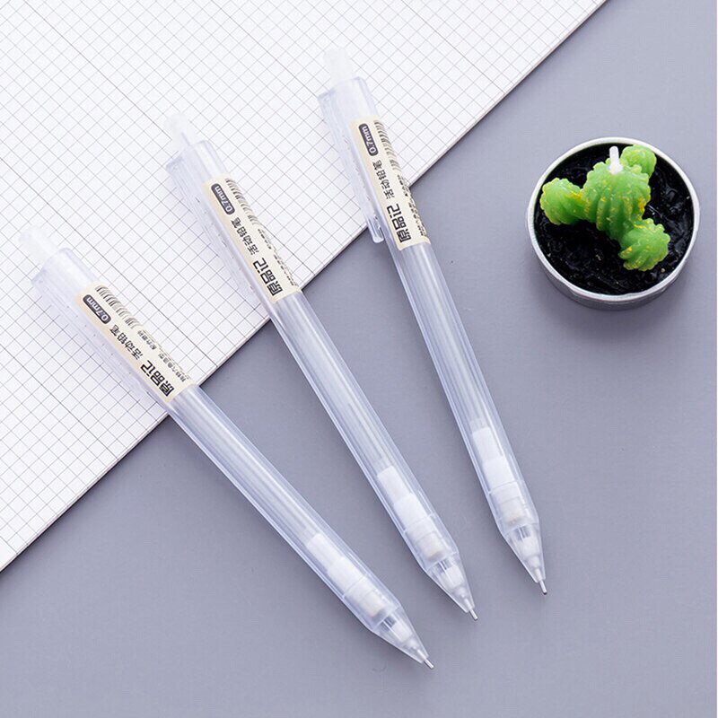 Set : Bút chì bấm cơ và hộp ruột bút chì  (0,5mm / 0.7 mm)