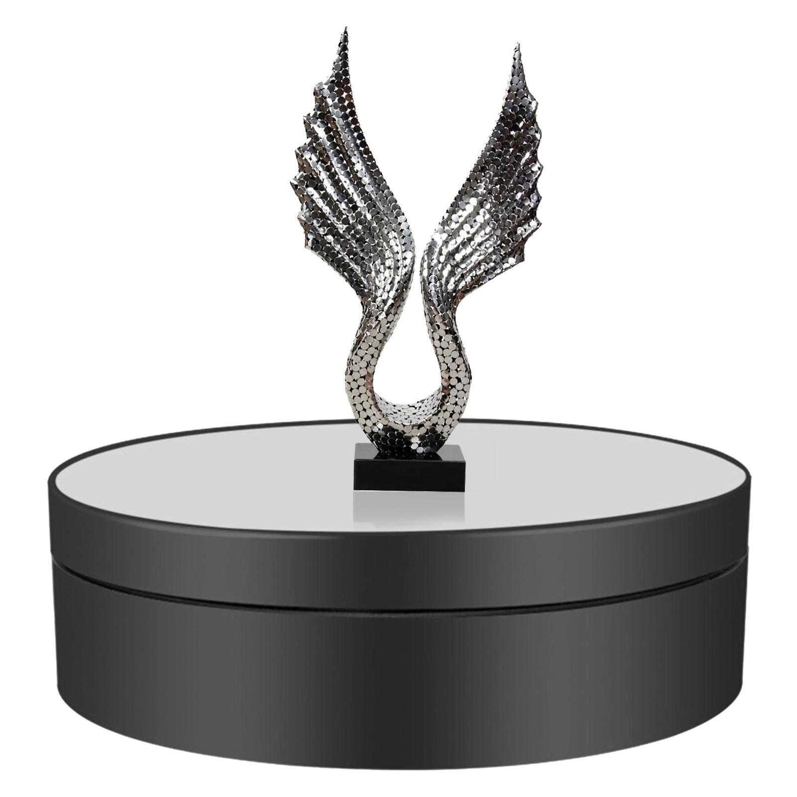 2Pcs Electric 360 Degree Rotating Display Stand for Shop Display Turntable