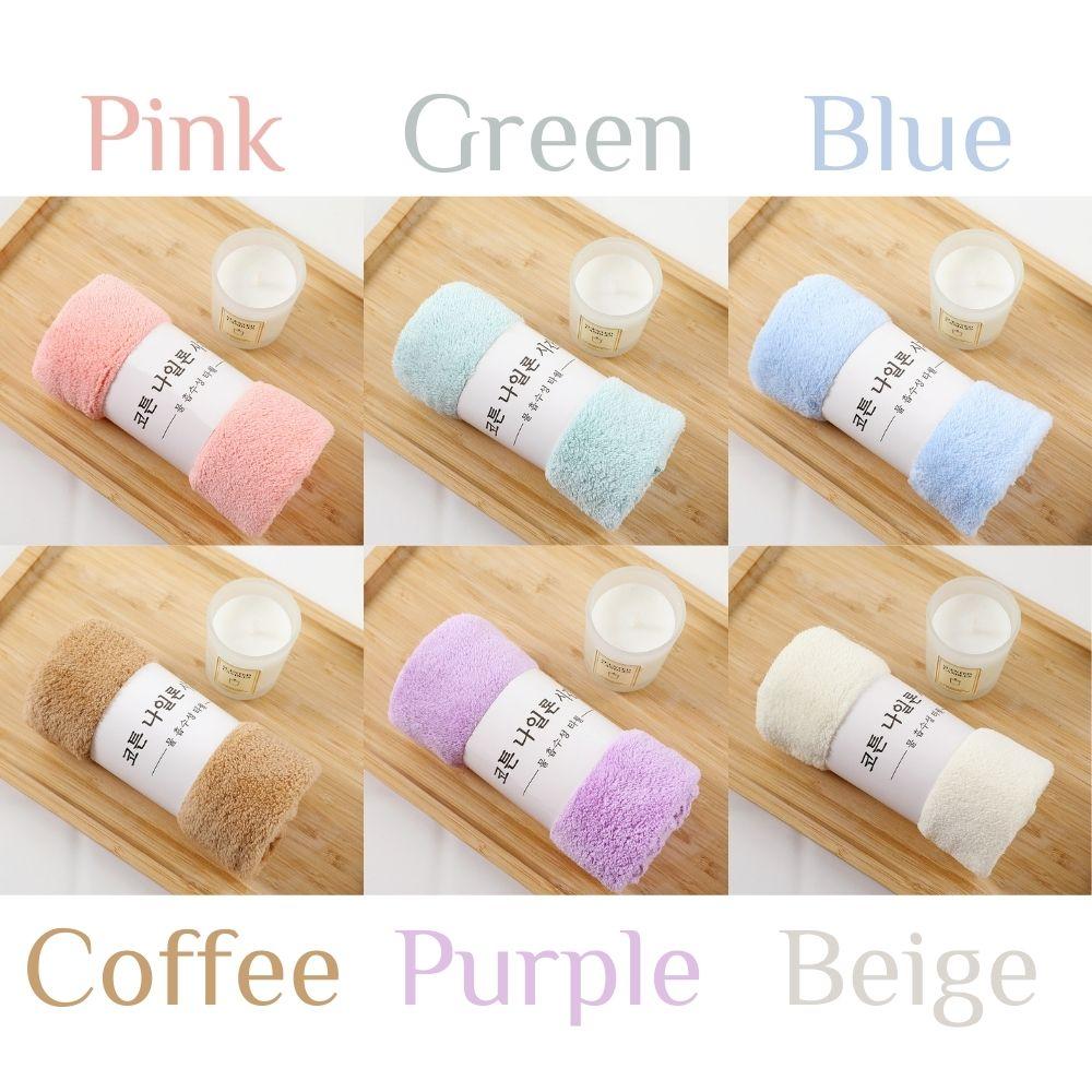 MICROFIBER 1 Khăn Lau Mặt Vải Nhung Mềm Mại Thấm Hút Tốt 30x60cm