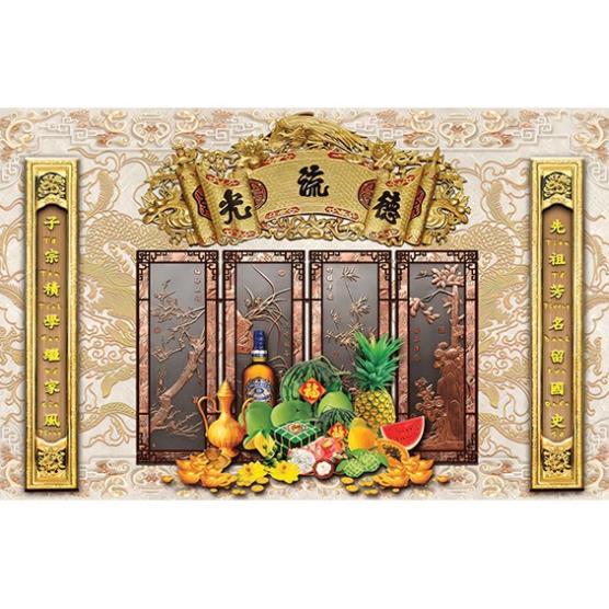 Tranh mâm ngủ quả thờ, tranh canvas hình thờ cao cấp nhiều mẫu