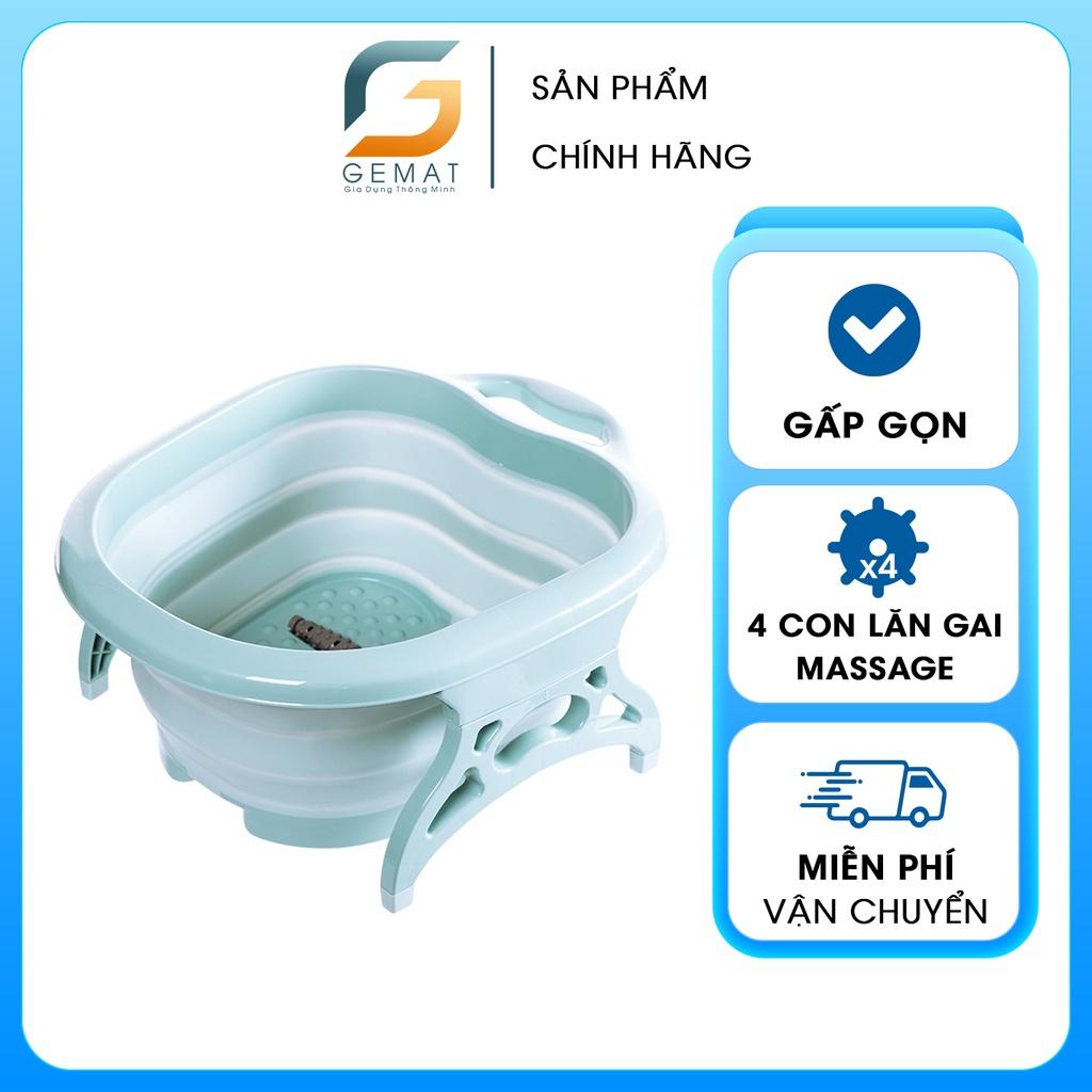 Chậu ngâm chân massage, bồn ngâm chân gấp gọn [SHIP CẤP TỐC]