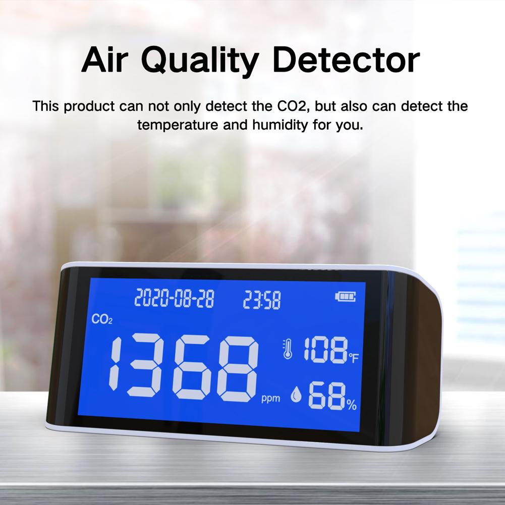 DM69 H 400~5000ppm CO2 Detection Scope Intelligent CO2 Detector Intelligent Home Life Temperature Humidity Detector Air