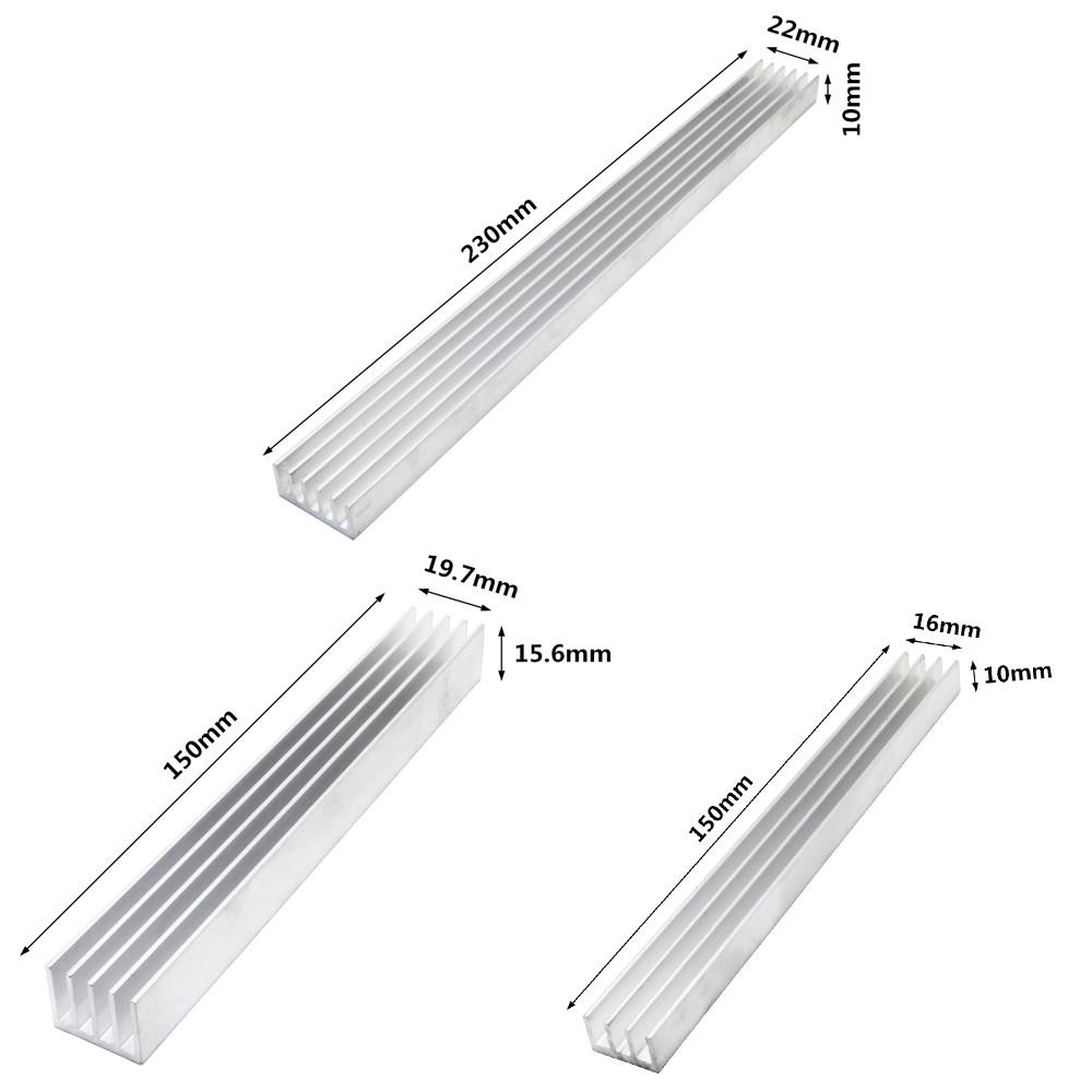 Bộ tản nhiệt làm mát bằng nhôm nhiệt 11 Kích thước cho ic chip điện tử RAM LED làm mát bộ làm mát