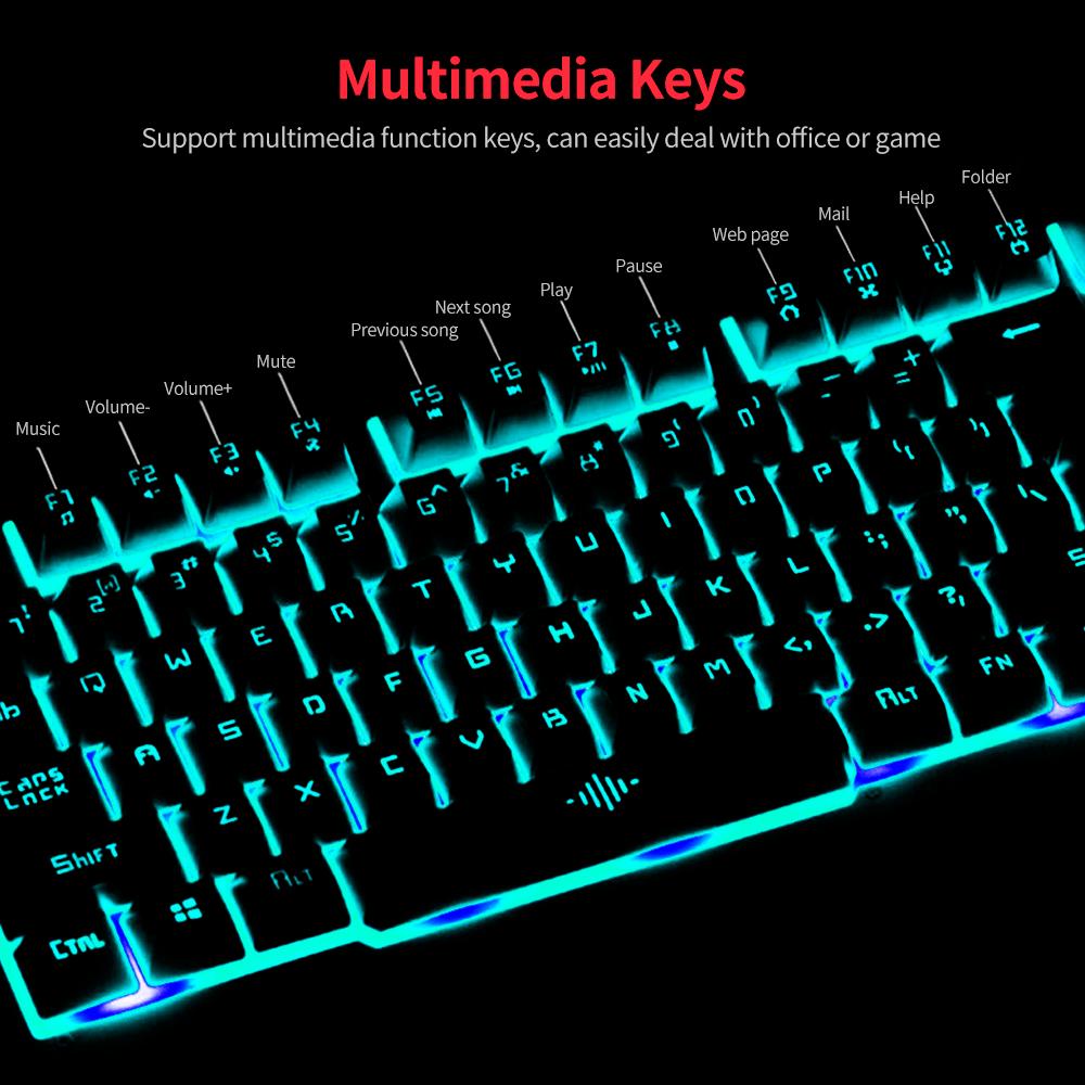 Bộ tai nghe có dây Đèn nền ba màu