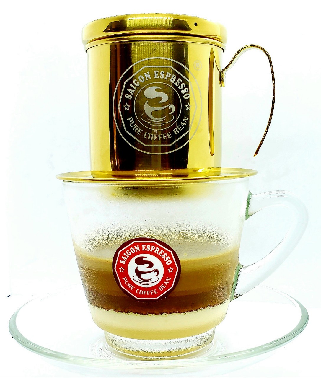 Cà phê hạt/bột nguyên chất Saigon Phin – Rang bơ. (500g/Bịch). Café không hương liệu, Không độn đậu, bắp, Không chất bảo quản. Vị đậm đà, thơm béo