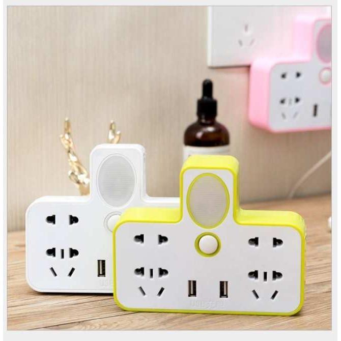 Ổ cắm điện đa năng có đèn ngủ và cổng usb